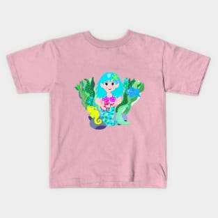 Cute Mermaid Kids T-Shirt